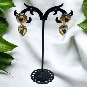 GORGEOUS VINTAGE TABRA STERLING SILVER EARRINGS